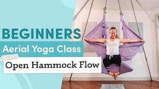 Beginners Aerial Yoga Class - Open Hammock Flow