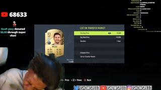 ISHOWSPEED RAGES AFTER PACKING MESSI!! 