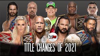 WWE2K Story - Every Title Change of 2021