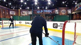 Harold Tries to Score on Kevin Weekes in Studio 42