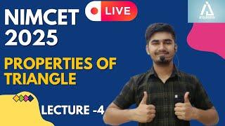 Nimcet 2025 | Properties Of Triangles    | Lecture 4 |  Vijaypal Choudhary