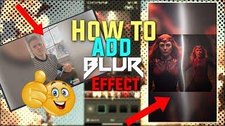 How to add up and down blur bars | Blur background effect in video | Editing tutorial in capcut