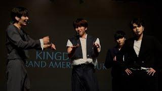 KINGDOM Ment #4 Vancouver Live 4K Fancam Grand America Tour @ Centennial Theatre 230908