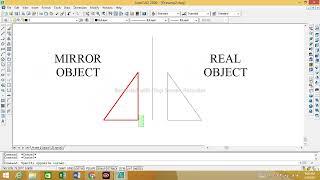 Mirror Command/ how to mirror a Object or Drawing in AUTO CAD