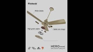 Goldmedal Electricals | Hero Prime ceiling fan