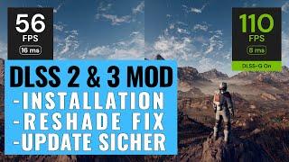 Starfield DLSS Mod (2/3/3.5) Mods installieren, ReShade Fix, Update funktioniert - Deutsch Gameplay