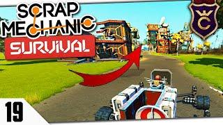 НАШЁЛ ГОРОД РОБОТОВ #19 Scrap Mechanic Survival