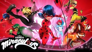 1 STUNDE MIRACULOUS |  LADYBUG Y CAT NOIR  | Kompilation STAFFEL 3