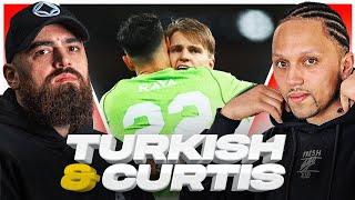 ARSENAL TOP OF THE PREMIER LEAGUE & INTO THE CHAMPIONS LEAGUE QUARTER FINALS! | TURKISH & CURTIS