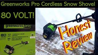 Greenworks Pro 80-volt 12-inch Cordless Snow Shovel: Honest Review