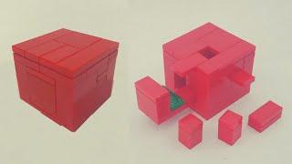 How to build a LEGO mini puzzle box *8 moves*  - Lego easy puzzle box tutorial [14]