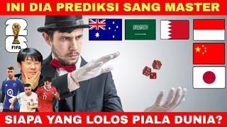 SIAPA LOLOS ? INDONESIA,AUSTRALIA, JEPANG,ARAB SAUDI,BAHRAIN,CHINA ROUND 3 KUALIFIKASI PIALA DUNIA