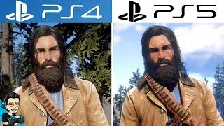 Red Dead Redemption 2 (RDR 2) - PS4 vs PS5 - Graphics Comparison, FPS Test & Loading Times