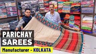 Bengal Silk & Cotton Embroidery Saree Manufacturer in Kolkata // Wholesale Outlet - PARICHAY SAREES