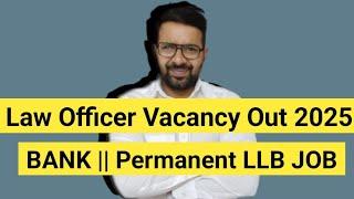 Legal Manager Vacancy Out in Bank of Maharashtra || Law Vacancy Out in Govt of India