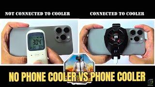 iPhone 15 Pro Max PUBG Phone Cooler vs No Phone Cooler