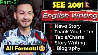 SEE 2081 Class 10 English 'GUIDED WRITING' Part-2 |  Anurag Silwal