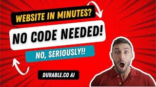 Durable.co Review & Platform Walkthrough: Can This AI Really Build You An Attractive Website?