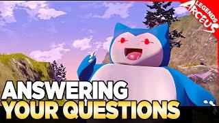 Answering YOUR Questions about Pokemon Legends Arceus!