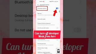 android phone hidden feature | Developer mode On/Off kaise kare | enable Developer mode #technology