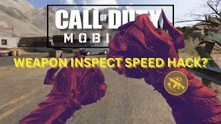 DOES WEAPON INSPECT IMPROVE SPRINT TIME? | CALL OF DUTY MOBILE