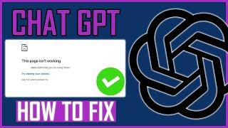 Fix: ChatGPT Too Many Redirects Error | How To Fix Chat GPT Too Many Request Error