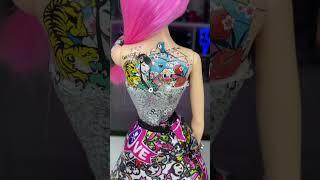 Barbie with tattoos