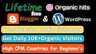 Free Website Traffic | Free Website Traffic Exchanger for Beginner's | Organichits