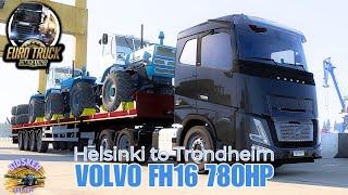 Road Tested: Volvo FH16 780 Mod on #ets2 Helsinki to Trondheim