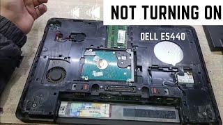 Dell latitude E5440 Not Turning On Plug in Adopter charging light On before Off 2 second