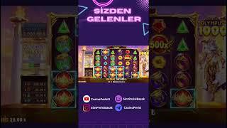 SLOT OYUNLARI | GATES OF OLYMPUS 1000 |SİZLERDEN GELEN KAZANÇLAR #shorts #gatesofolympus #pragmatic