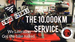 Voge 525dsx 10.000km Service🪛 Step by step instructions video !!! What to expect 