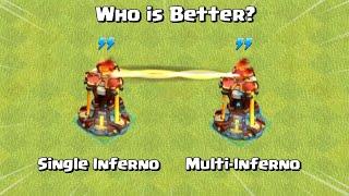 Supercharge! Single Inferno VS Multi Inferno Tower | Clash Of Clans