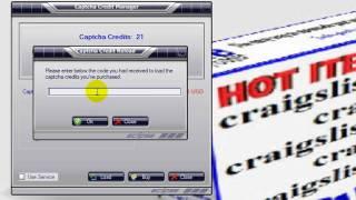 Craigslist - How to load Captcha credits to Cute Auto Poster - FREE Download