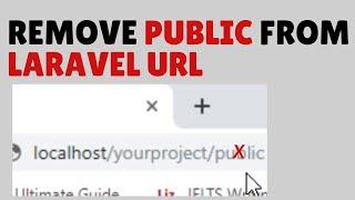 How to remove public from URL in Laravel