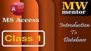 Learn MS Access 2019: Database Introduction in Urdu/Hindi | Class 1