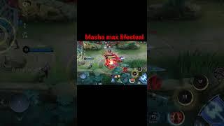 Masha max lifesteal #masha #mobilelegends #ml #shorts