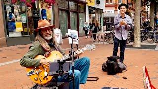 Blues Harp Fun - Busking in Reading - TOTALLY IMPROVISED!