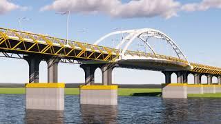 Как будет выглядеть мост через Припять после ремонта?