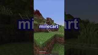 HOW TO MOVE A MINECART QUICKLY WITHOUT POWERED RAILS!