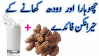 Chuare ke fayde | Chuara with milk benefits in urdu | Dry Date