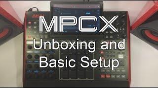 Akai Pro MPC X - Unboxing and Basic Setup