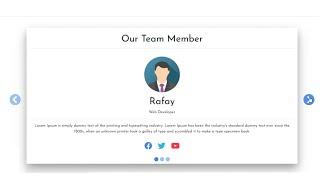 How to Create Responsive Card Slider | Create Team Member Slider | Responsive Sliders | Source File
