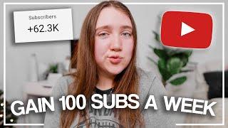 How to Get 100 Subscribers on YouTube EVERY Week! | Grow on YouTube FAST in 2021!