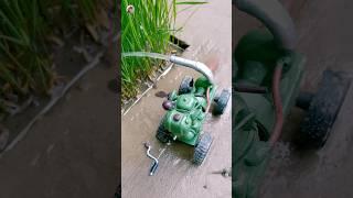 diesel engine water pump project on mini farming