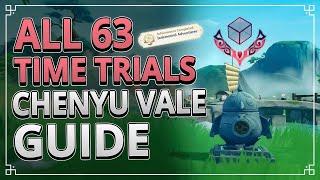 All 63 TIME TRIALS Chenyu Vale GUIDE | Genshin Impact 4.4