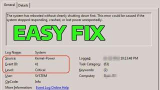 How To Fix Kernel Power 41 Error