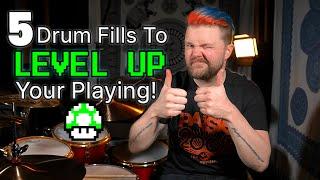 5 Drum Fills To Level Up Your Drumming - DRUM LESSON | That Swedish Drummer