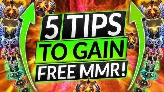 5 TIPS To Gain Free MMR - Secrets To Climb Rank Fast - Dota 2 7.35b Guide