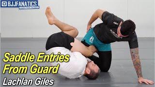 Saddle Entries From Guard by Lachlan Giles